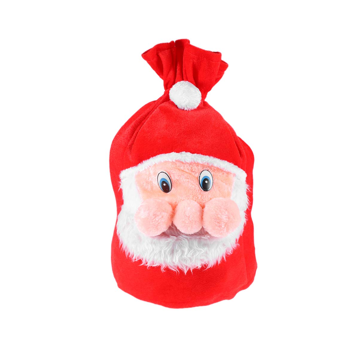 ABOOFAN 3 Piezas bolsa de de dulces de navidad saco de papá noel bombones para regalar ornamento bolsas de envolver con cordón bolsa de navidad largo bolsa de dulces bolso de mano