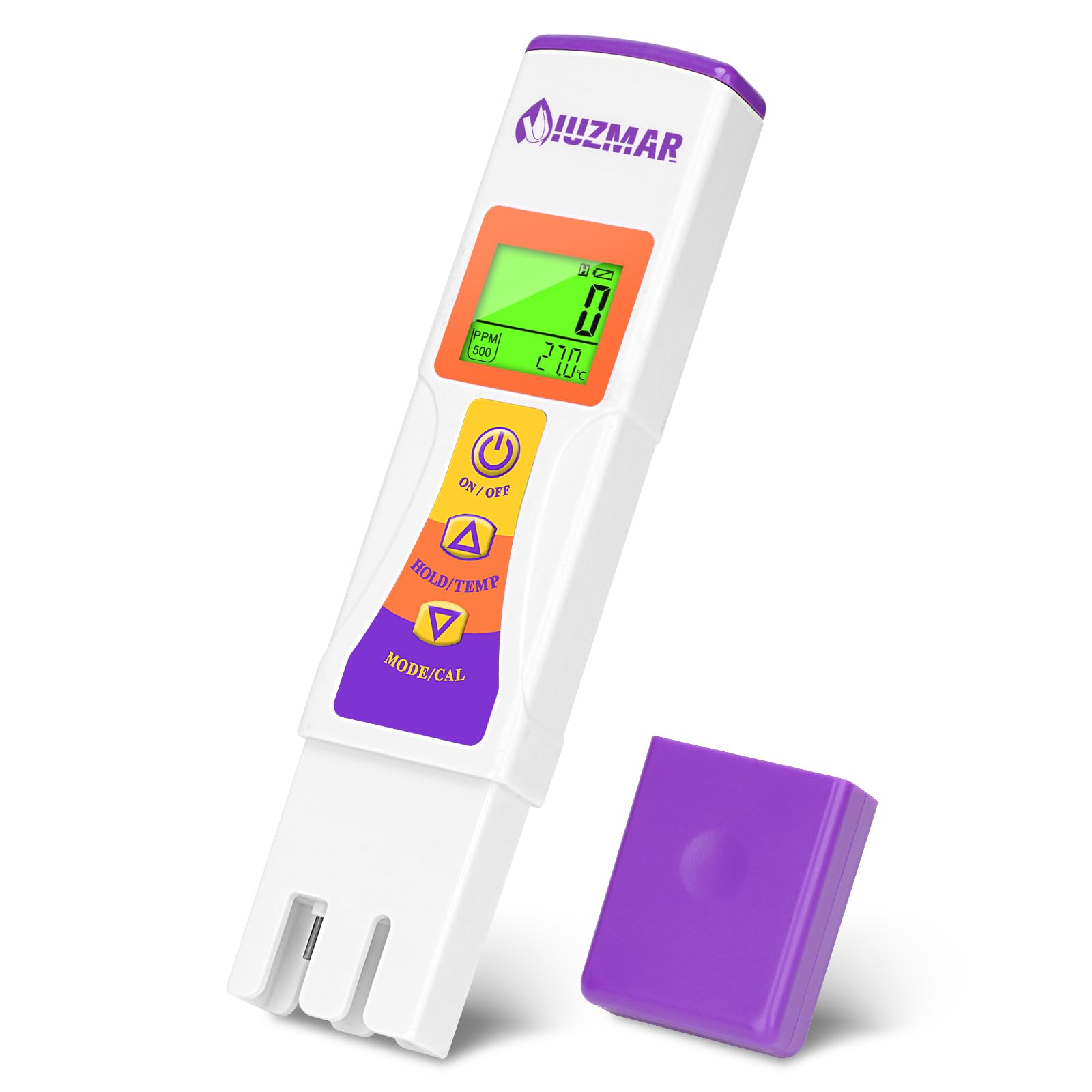 TDS Meter Digital Water Tester for Drinking Water, 3 in 1 EC PPM Meter for Hydroponics, EC TDS Tester for Filter Water, City Water RO Systems Well water