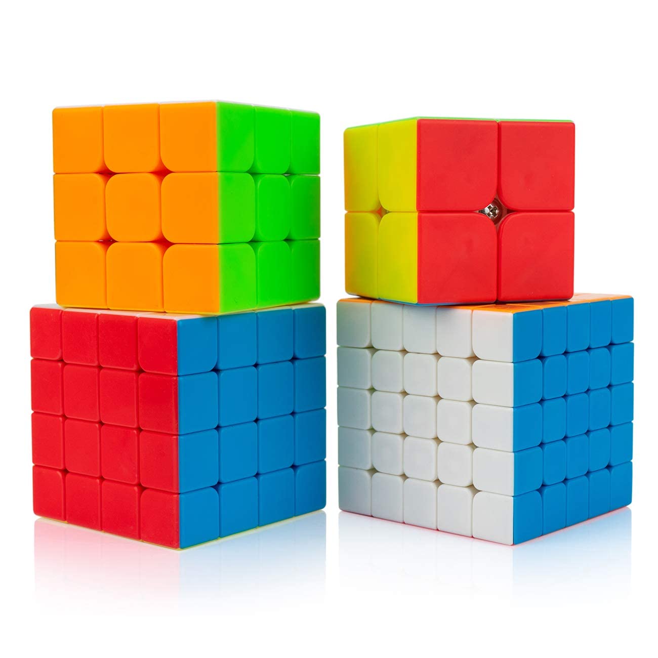 Amazon | Findbetter 競技用キューブセット 蛍光色 ステッカーレス 2x2 