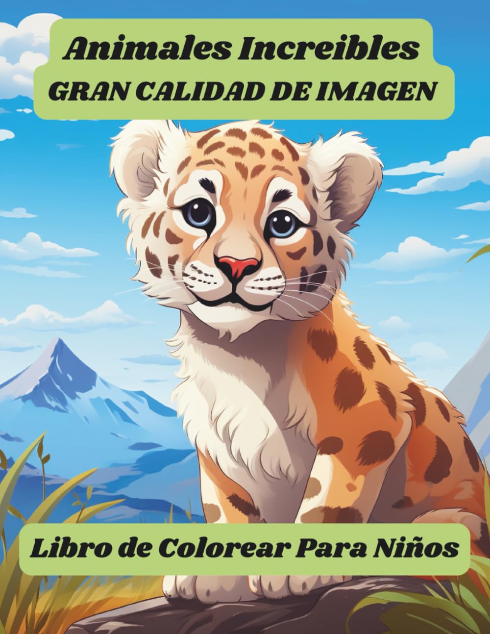 Libro Colorear Infantil. Libro de Colorear Animales Increíbles. Arte Antiestrés Para Colorear. Dibuja 53 Animales Y Paisajes. Colorea y Relájate.