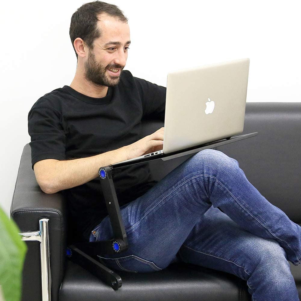 Mobiele laptopstandaard Inklapbare laptopstandaard; in hoogte