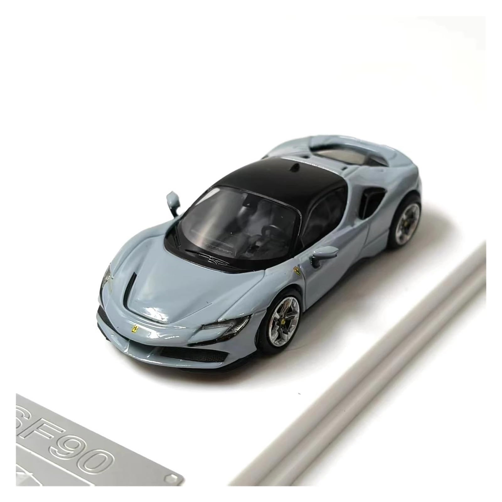 Metallo Scala Replica Modellini Di Auto In Lega Pressofusa In Scala 1 64 Per SF90 Supercar Collezione Veicoli In Miniatura Hobby Veicoli Giochi Set