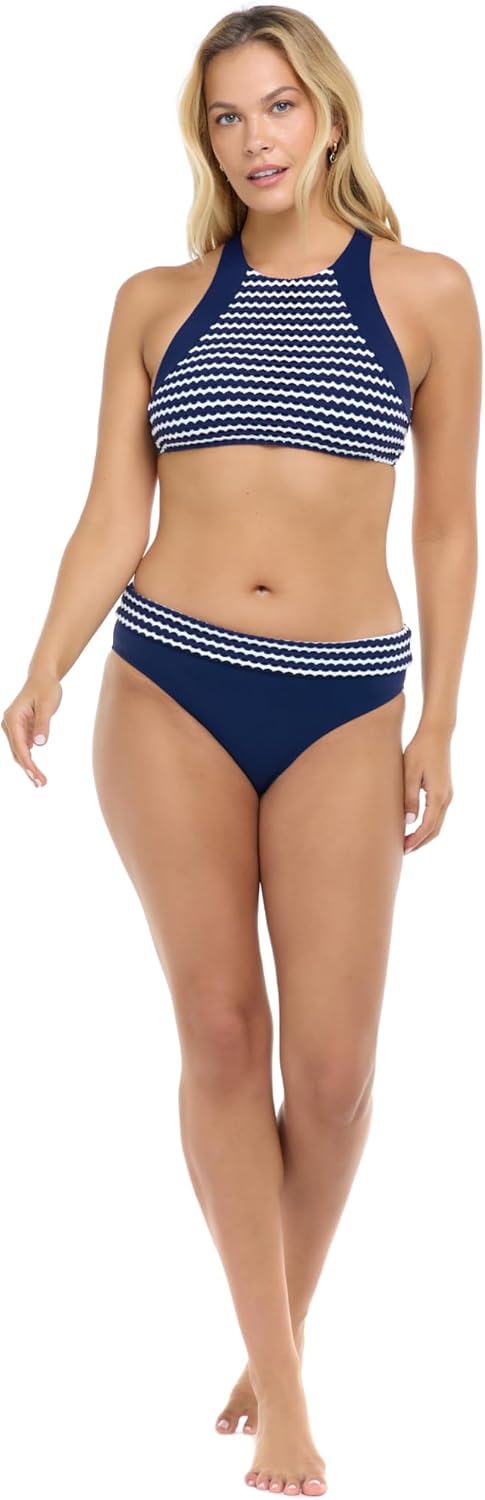 Skye Women's Standard Mildred High Neck Halter Bikini Top Swimsuit - Image 5