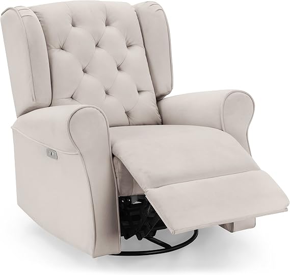 Delta Children Emmie Electronic Power Recliner and Swivel