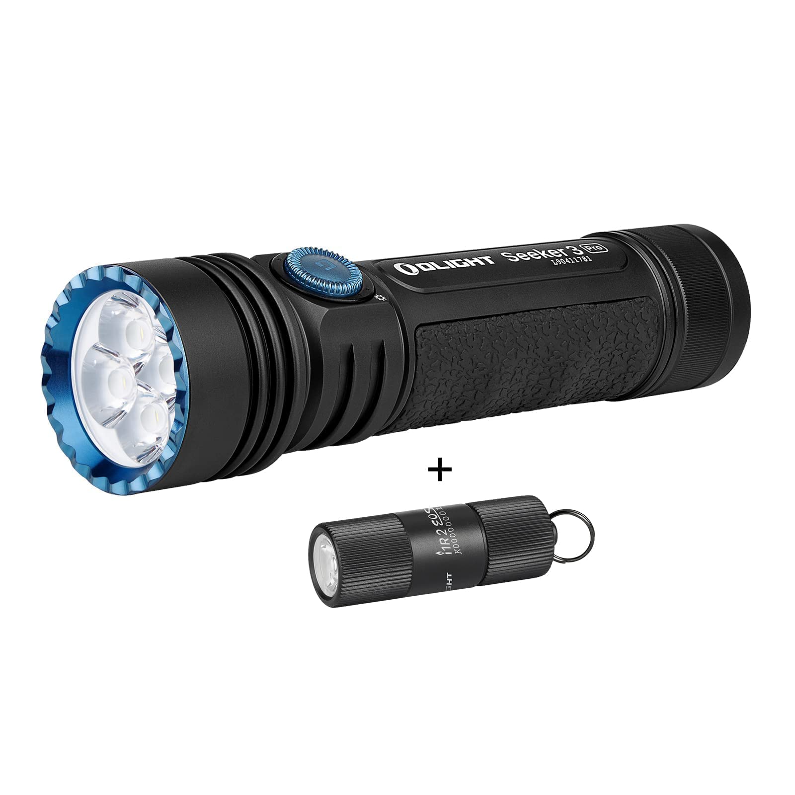 OLIGHT Seeker 3 Pro 4200 Lumens Ultra-Bright Floodlight Flashlight Bundle with OLIGHT I1R 2 Eos 150 