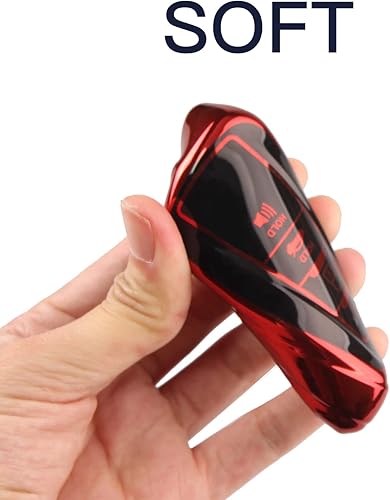 Miniatura 6 de QBUC Funda para llavero Toyota con llavero de TPU de alta calidad, adecuada para Highlander RAV4 Camry Avalon C-HR Corolla GT86 2018-2024 (estilo