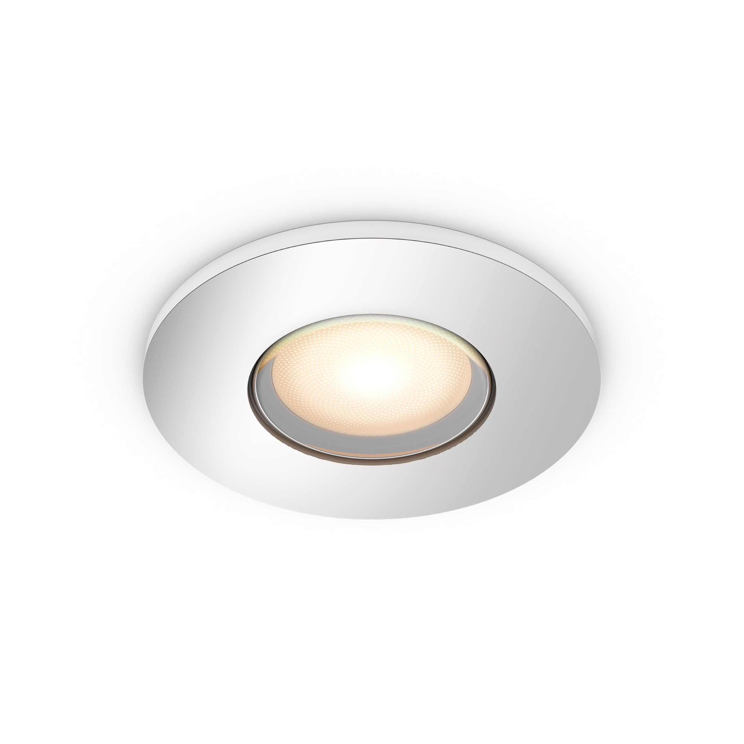 Philips Hue Adore, Faretto smart da bagno, Alluminio | 5.5 W, Luce bianca da calda a fredda, Telecomando Dimmer Switch incluso, Smart Home, Controllo vocale via app, Con Bluetooth