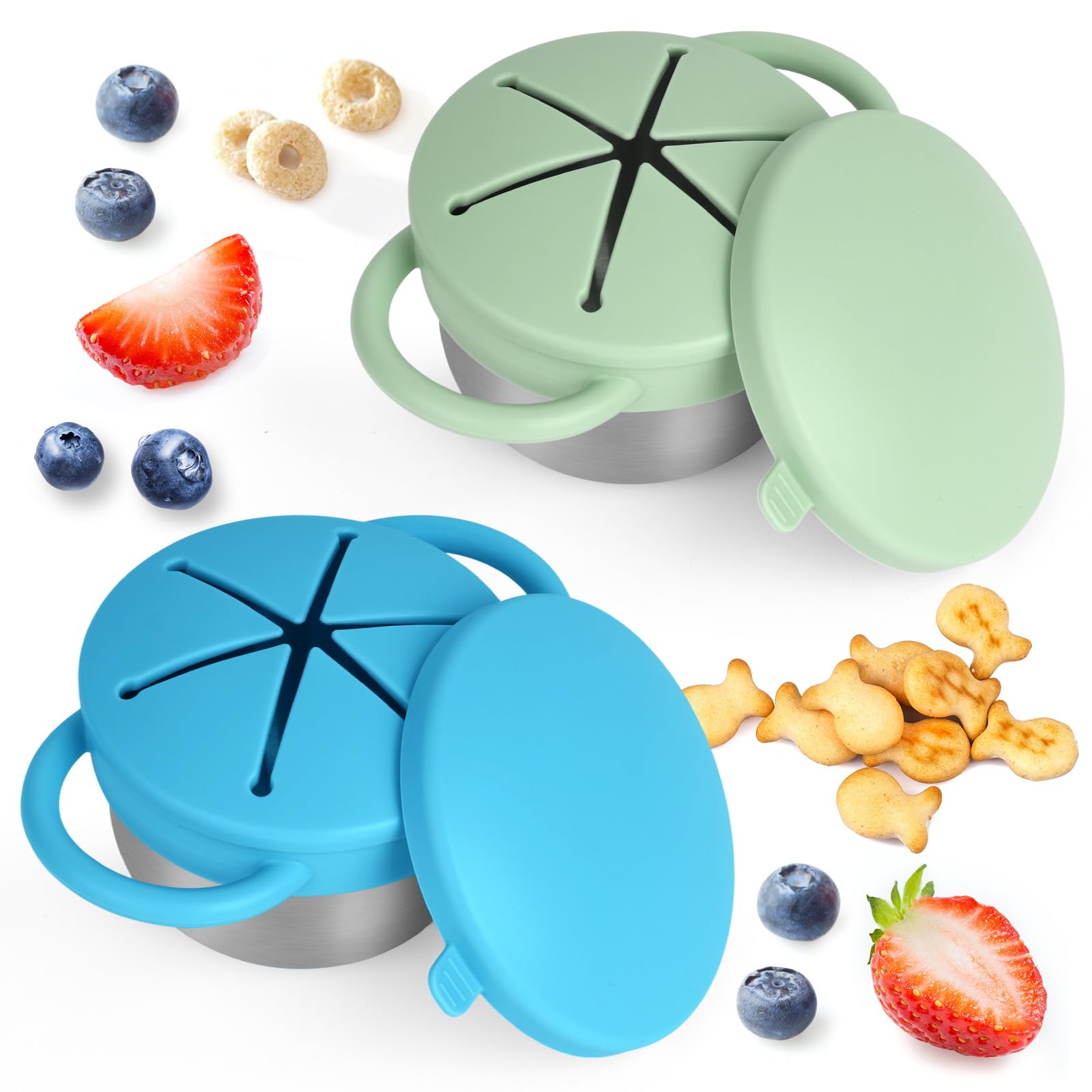 Daximo 2 Pack Snack Cups - food storage | Mubboo