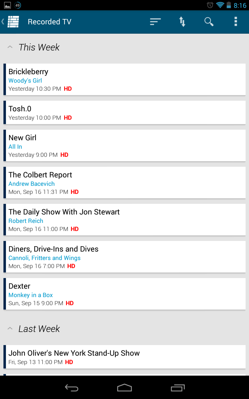 My Media Center App on the Amazon Appstore