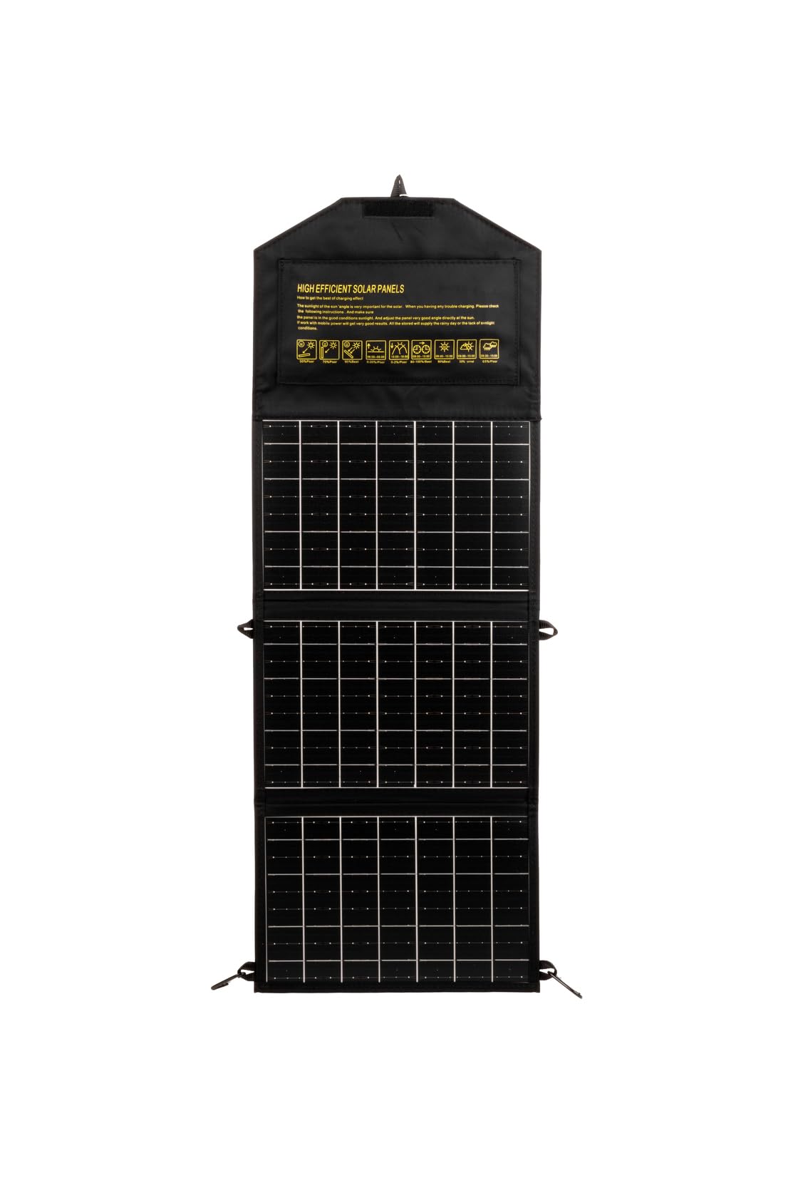 GRAJAGAN Chargeur Solaire Portable USB – Panneau Solaire Compact et Léger pour Smartphone, Tablette et Appareils Électroniques – Chargeur Nomade Résistant pour Camping, Randonnée, Trekking, Voyage et