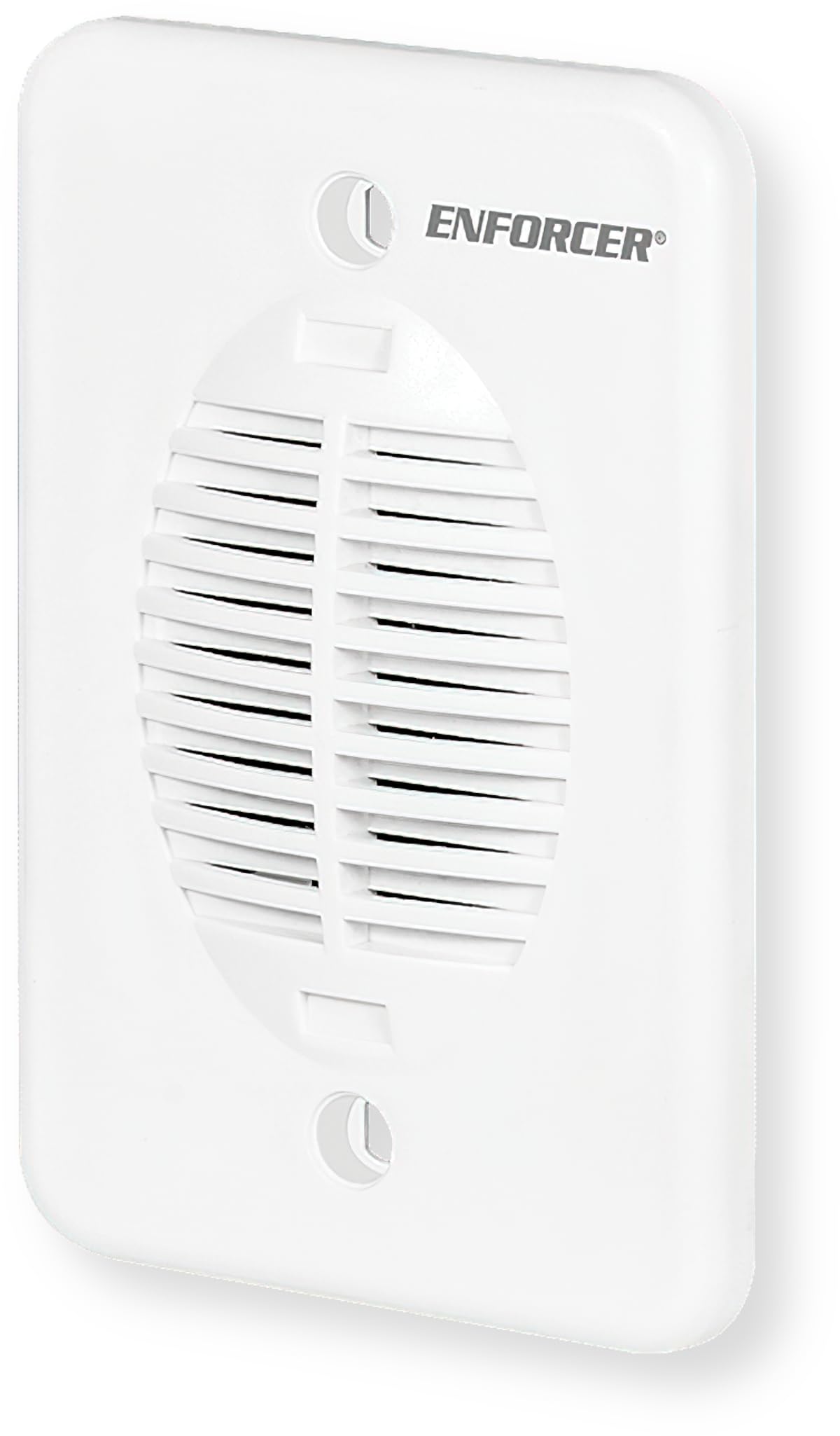 Seco-Larm SH-532BQ Flush-Mount Multi-Tone Chime, White Plastic Case, 3 Selectable Chimes, 80~88 dB Adjustable Sound Level, 12~24 VDC Operating Voltage, 130mA@12VDC Current Draw