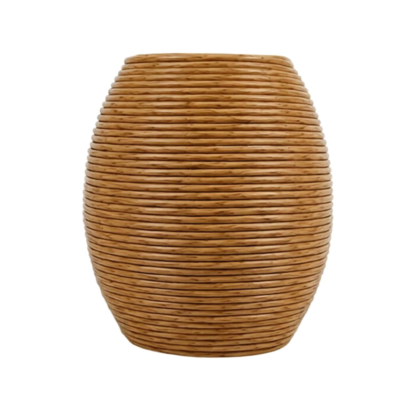 Rattan Vases Country Rustics Styles Woven Plant Flower Vases Basket for Home Decors Decorative Vase Centerpieces Decorative Centerpieces