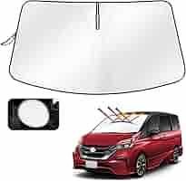Levolraサンシェード 収納袋付セレナC27系フロント1枚.1列目2枚 シェアスタイル セレナ C28 C27 傘型 サンシェード 1p 収納袋