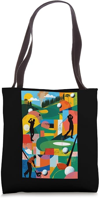 Golf Course Par Athlete Tee Shot Golf Tournament Golf Ace Tote Bag