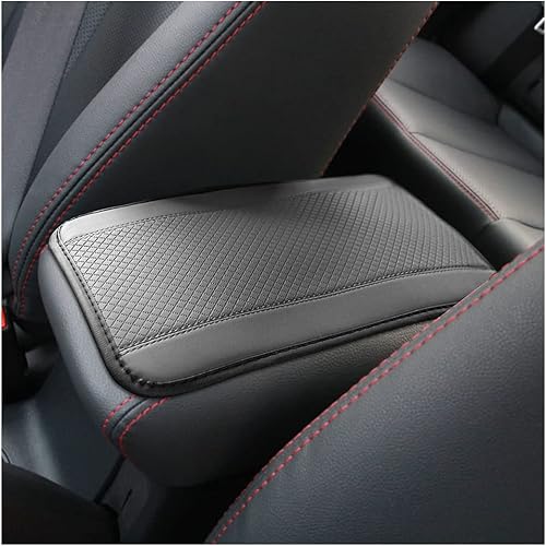 Almohadilla para consola central de automóvil funda de cuero sintético para asiento de reposabrazos de automóvil impermeable antideslizante suave
