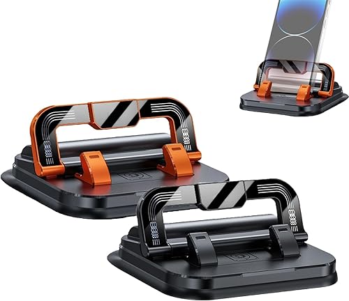 Miniatura 1 de Soporte para teléfono de automóvil con rotación de 360 grados, soporte para teléfono para tablero de instrumentos de 360 grados, ángulo de ajuste de