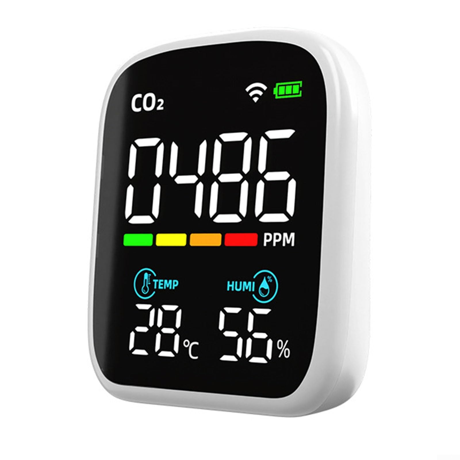 Rilevatore di , rilevatore di anidride carbonica WIFI con allarme data logger sensore NDIR accurato salvaguarda la tua salute e tranquillità