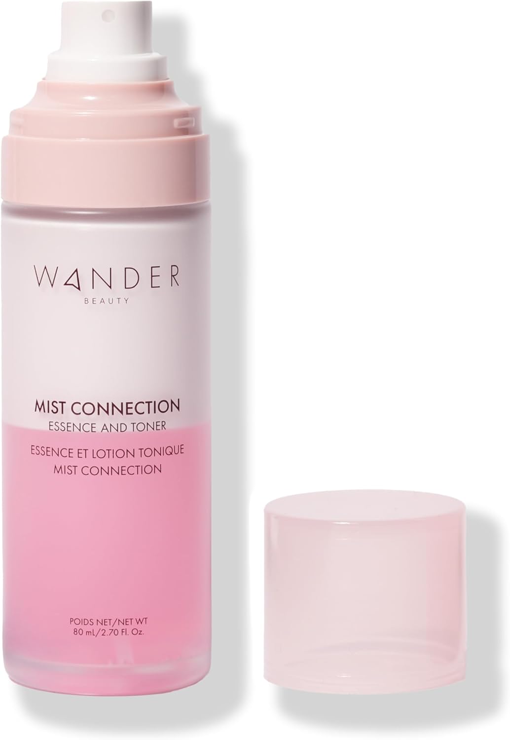 Wander Beauty Mist Connection Essence and Toner – 8-in-1 pH Balancing & Hydrating Facial Mist – Glowy Skin Care with Niacinamide, Hyaluronic Acid, Evening Primrose & Avocado – Alcohol-Free – 2.7 fl oz