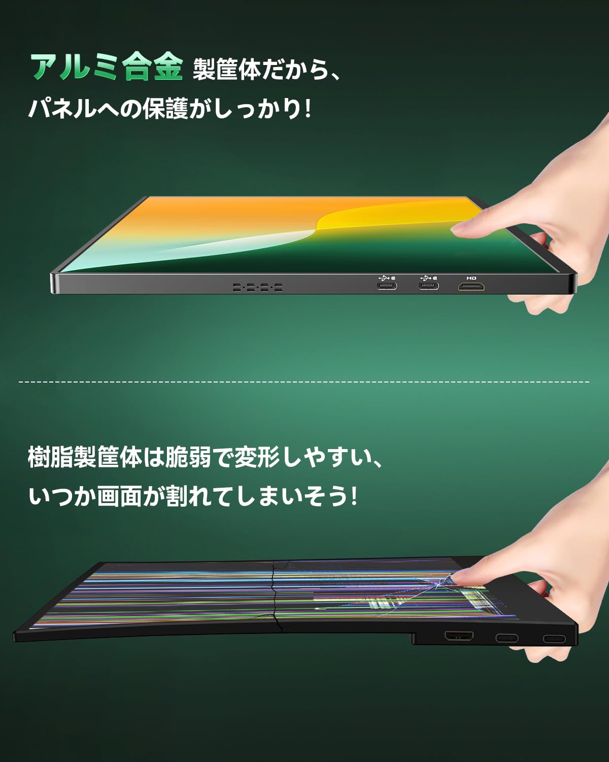 ポータブルモニター 16インチ 4k モバイルモニター Amazon.co.jp: モバイルモニター CNBANAN 16インチ 4K解像度
