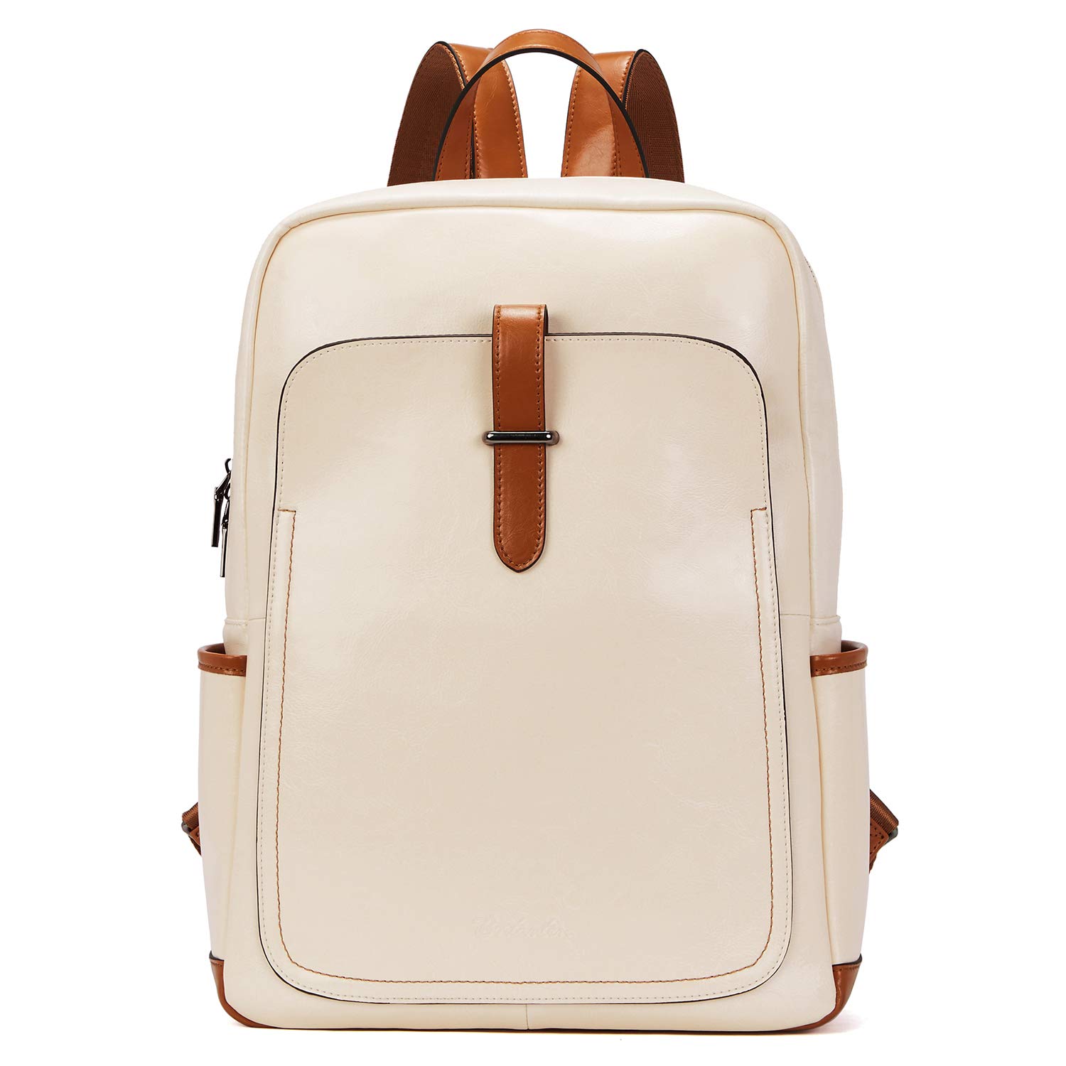 BOSTANTEN Leather Laptop Backpack Purse Casual College Casual Bags