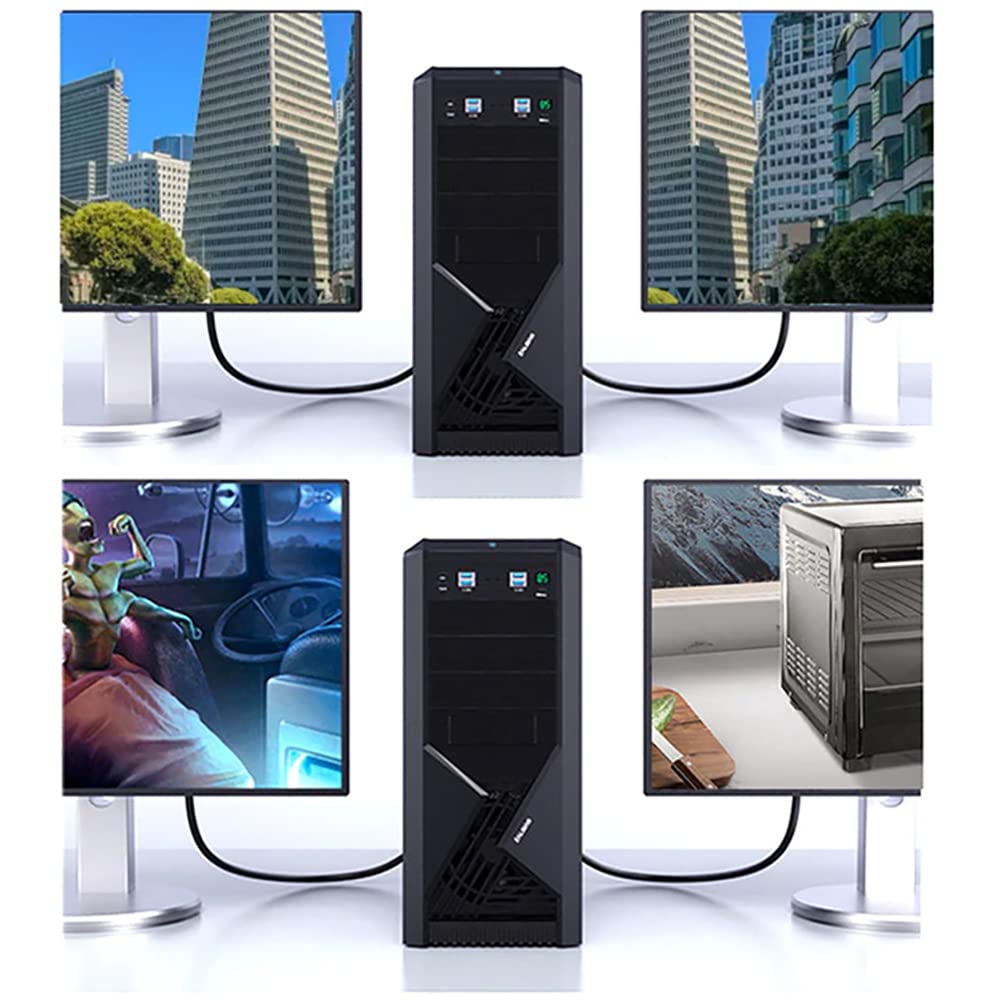 Retoo Kabel do monitora VGA, VGA na VGA 1,4 m, wtyczka do wtyczki, kabel przedłużający do monitora komputerowego, kompatybilny z HDTV, wyświetlaczami, projektorami, D-SUB obsługuje Full HD 1080P