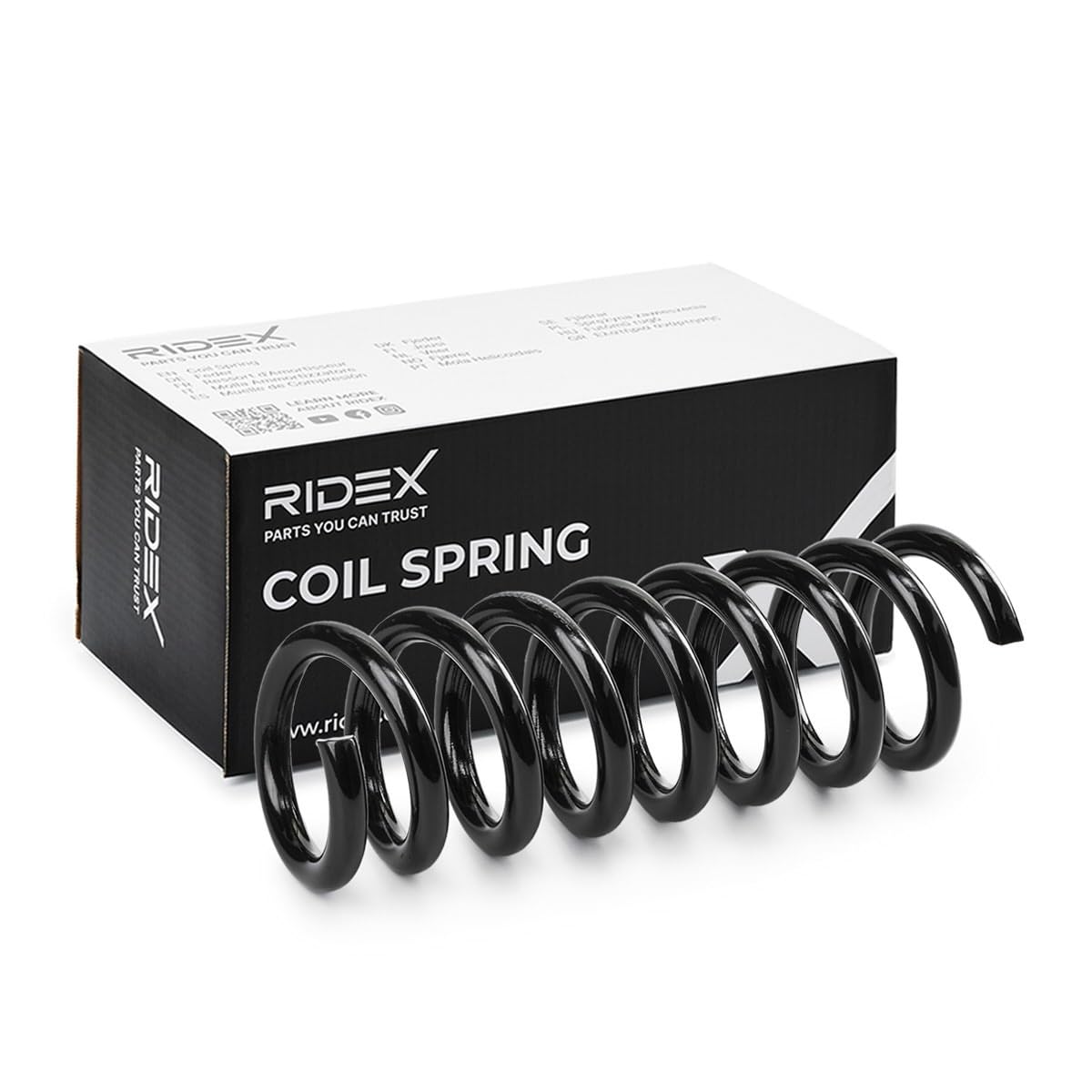 RIDEX 188C1287 2x Muelle de suspensión Trasero Compatible con MERCEDES-BENZ Clase C T-modell S204