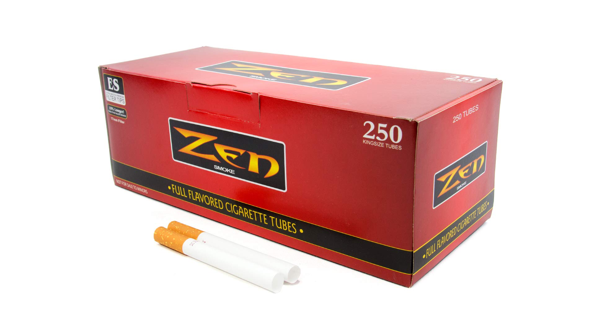 Buy Zen Full Flavor King Size Tubes (250 Ct/box) ONE CASE =40 Boxes