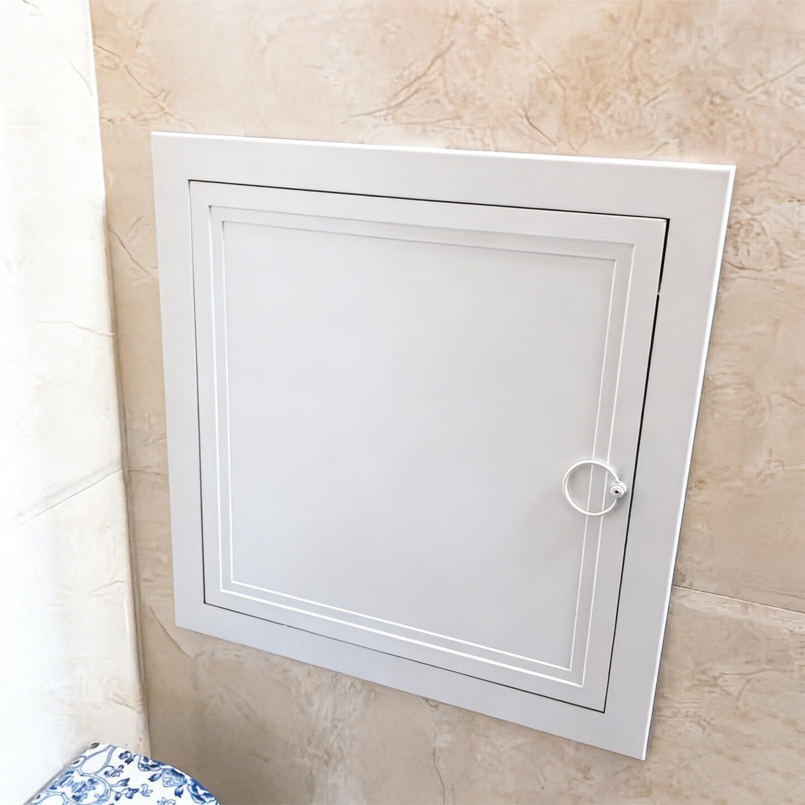Metal Access Panel 14x14/18x18/24x24Inch Crawl Space Access Door, Fire Rated Inspection Hatch Conceals Wall Hole Flush Mount, Fuse Box Cover(14x14in/36x36cm)