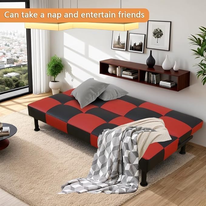 Futon Sofa Bed, Convertible 77.5