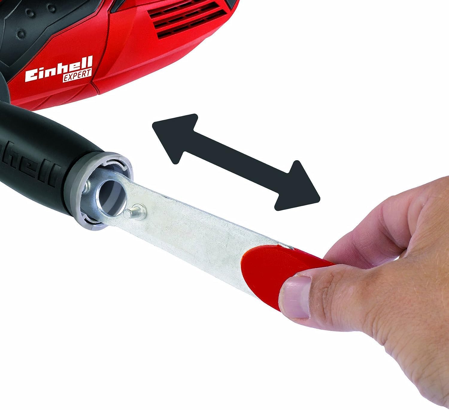 Einhell Amoladora angular TE-AG 125/750 | 750 W | Ø 125 mm | Profundidad de corte de 33 mm | Hasta 12 000 rpm | Protección de corte | Sin disco de corte