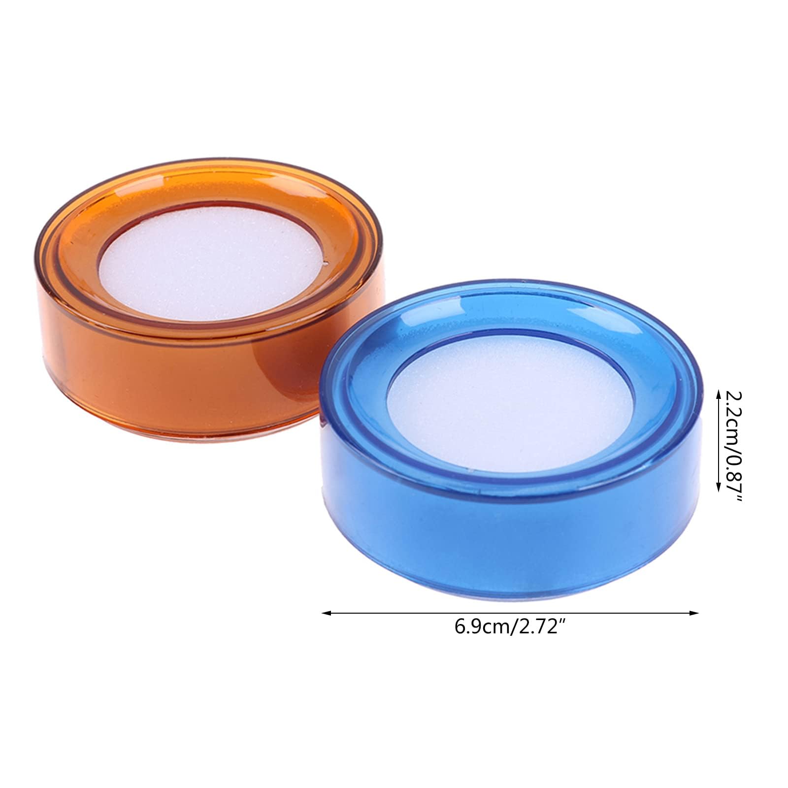 Umidificatore Dito Bagnato Spugna Tazza Conteggio Valuta Carta Denaro Bill Colore Casuale Ufficio