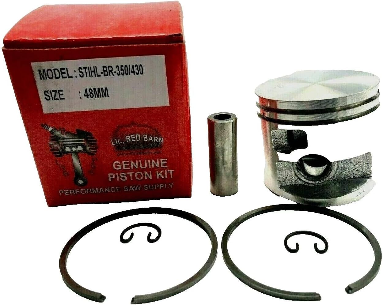 Piston Kit Compatible with Stihl BR430, BR450, BR350, BR450C Blowers, Replaces Part #4244-030-2006, Durable OEM-Quality Replacement