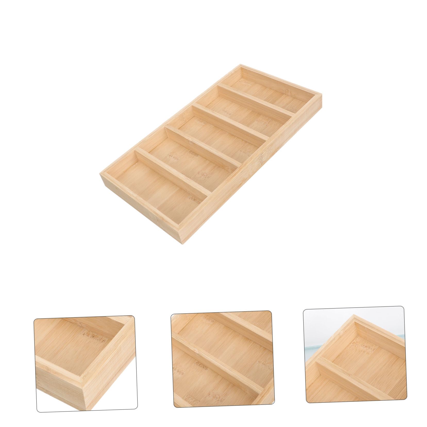 Didiseaon Elegant Wooden Glasses Display Eyewear Storage Tray Rack for Sunglasses Easy to Install