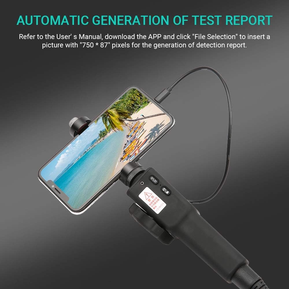 Multifunctional Steering Endoscope Photo Taking Video Recording Industrial Steerable Endoscope with 1m Snakelike Tube 5.5mm Lens