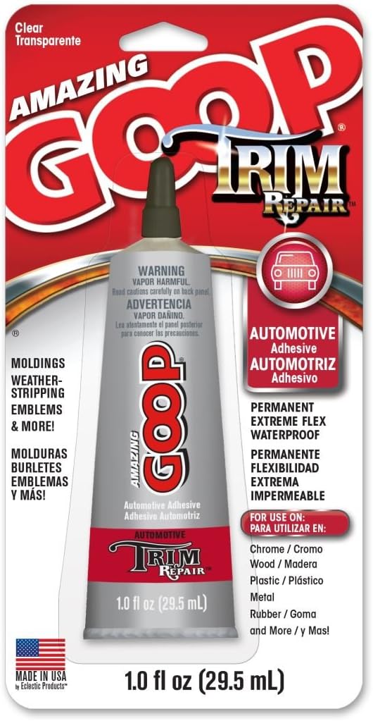 Eclectic Products 144100 2 Pack 1 oz. Amazing Goop Trim Repair Adhesive, Clear **2pack**