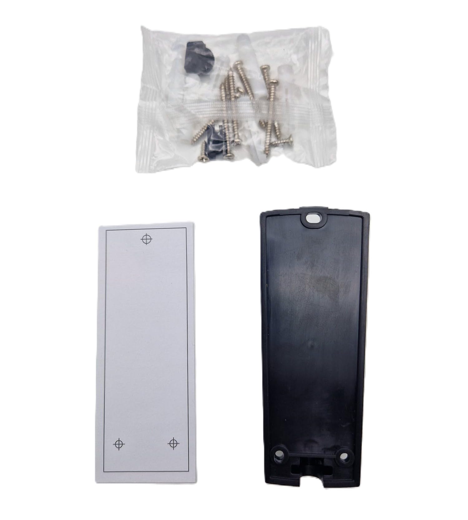 Par de fotocélulas con sensores universales inalámbricos a batería de exterior orientable a 180° para automatización de portones, barreras, alarmas AC/DC 12-24 V