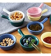 Keramik Dipschalen,8 Pcs Dessertschäle,Gewürzschalen Klein,Soja Saucenschälchen,Dipschälchen,Tapa...