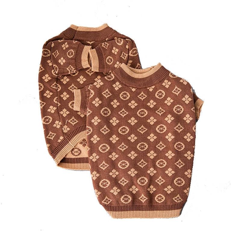 Everything Chic Ropa de lujo para perros, suéter de piel para bebé, ropa de moda para perros pequeños, cachorros, bulldog francés, perro salchicha,