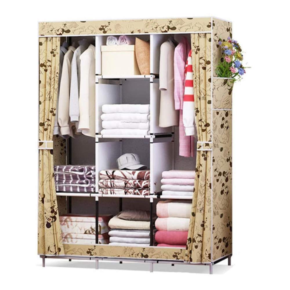 Armoire en tissu Oxford avec poches latérales contre le désordre
