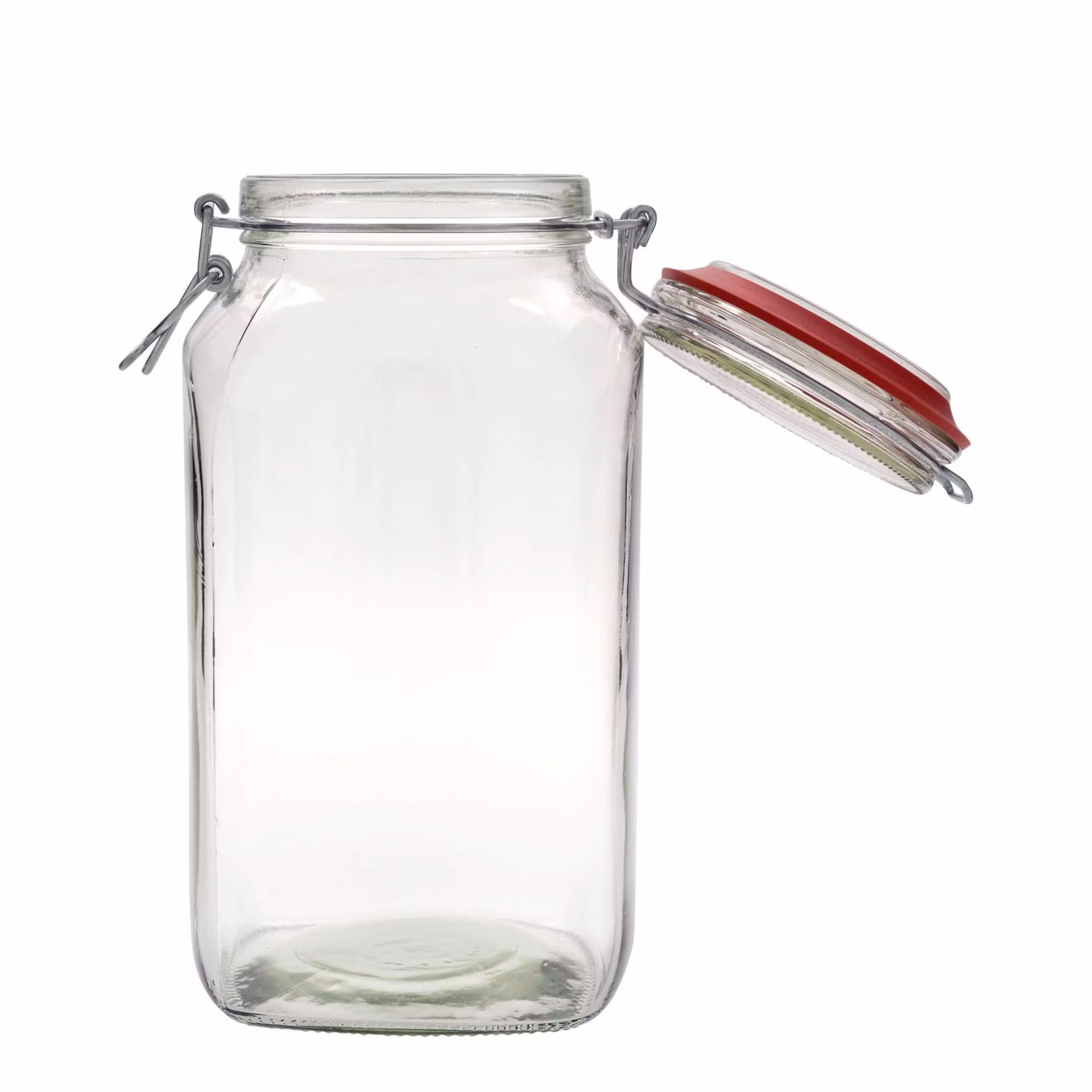 9x Drahtbügelgläser 2590ml | luftdichte Vorratsgläser, Einmachgläser | Ideal Aufbewahrung von Lebensmitteln in der Küche | Mehl, Zucker, Kaffee, Nudeln, Reis, Müsli | Made in Germany