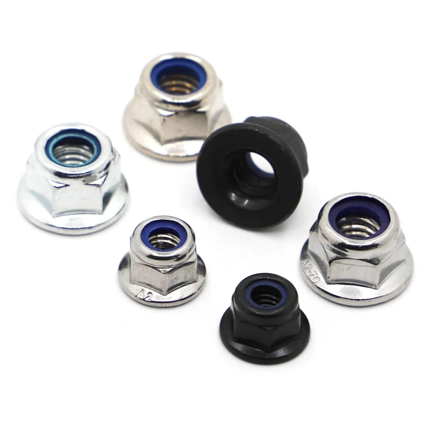 M3 M4 M5 M6 A2 STAINLESS STEEL NYLOC NUTS MIXED PACK 120 - Foto 5