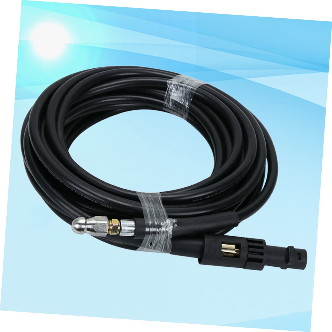 15m Tapón De Limpieza De Manguera Para Drenaje De Aguas Residuales Tubo De Limpieza De Alcantarillado Para Mantenimiento De Automóviles y Desatascador De Tuberías