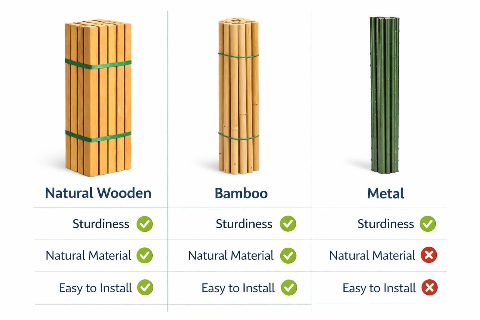Teak Plant Support Sticks - 15 Pack -8