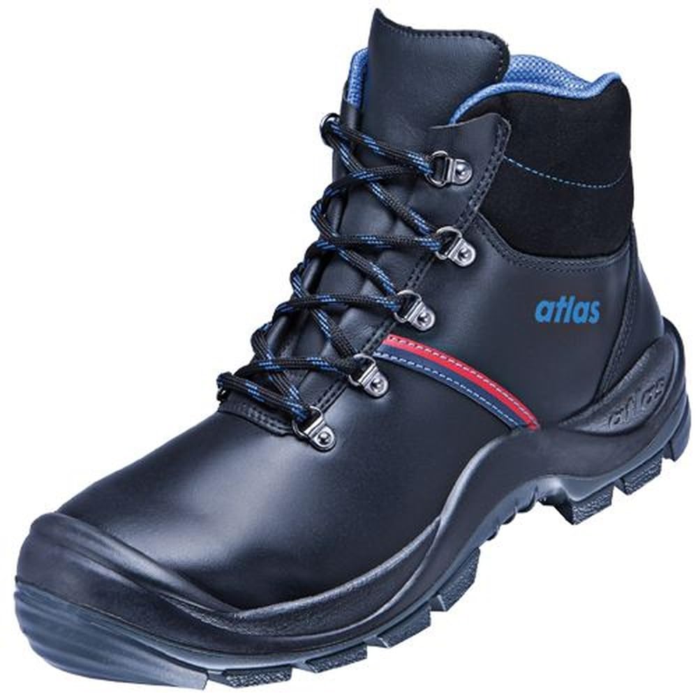 Atlas Męskie buty ochronne BAU 500, czarny, 43 EU