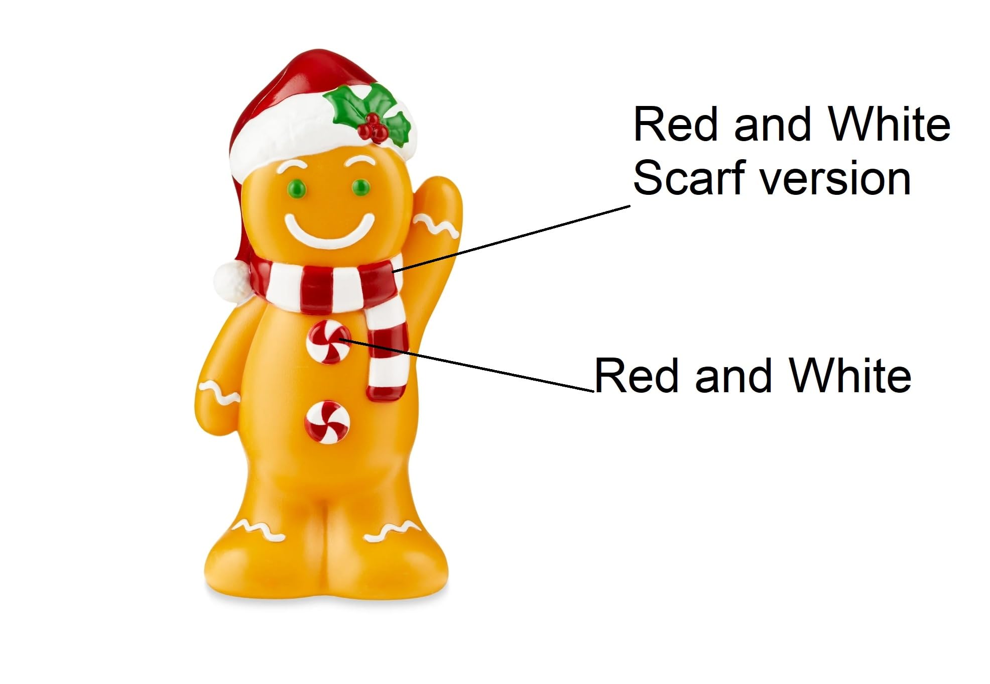 Amazon.com: 11-inch Tall Christmas Gingerbread Boy Blow Mold with