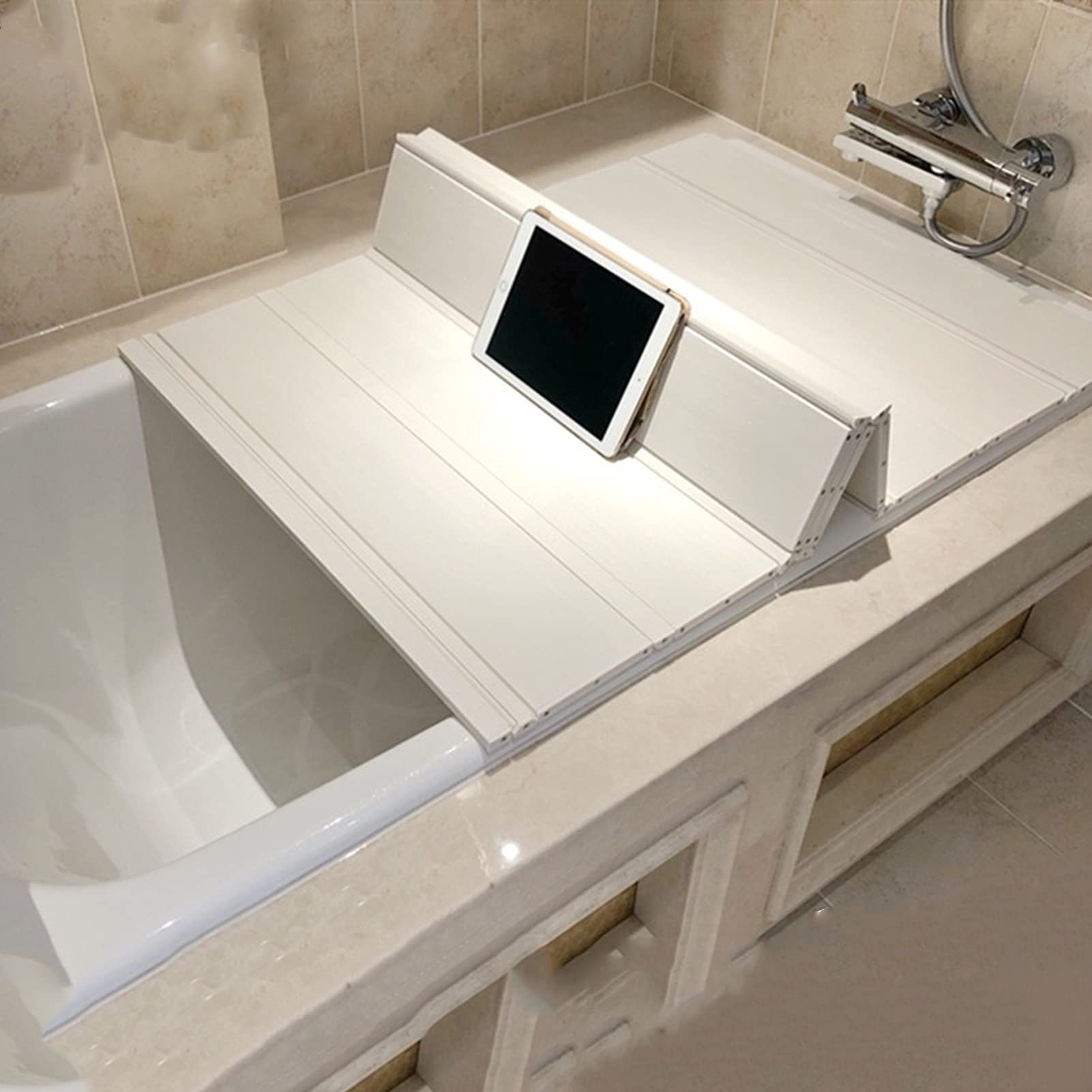 Plateau de baignoire pliable pour un moment spa thermique à la maison