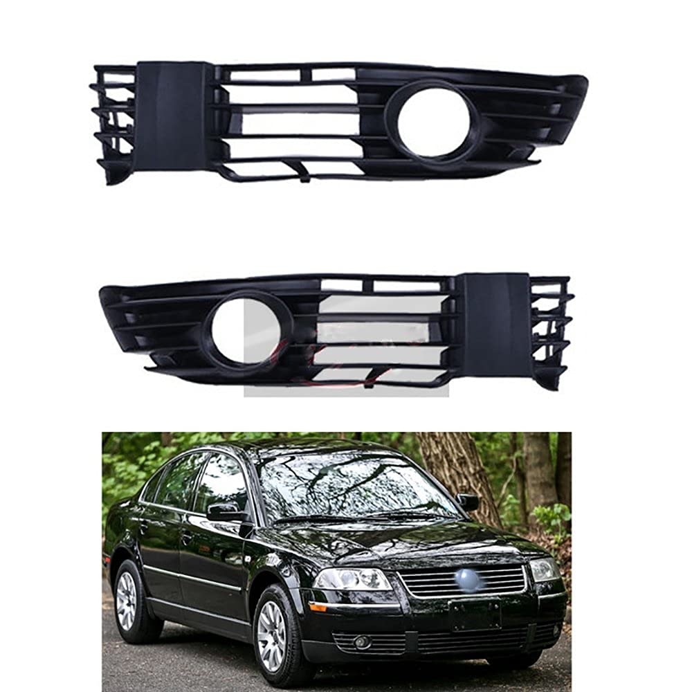 SZSS-CAR Compatible with Right(Passenger) Side Front Car Fog Light Cover Vent Grille VW Passat B5.5 platform 2001 2002 2003 2004 2005