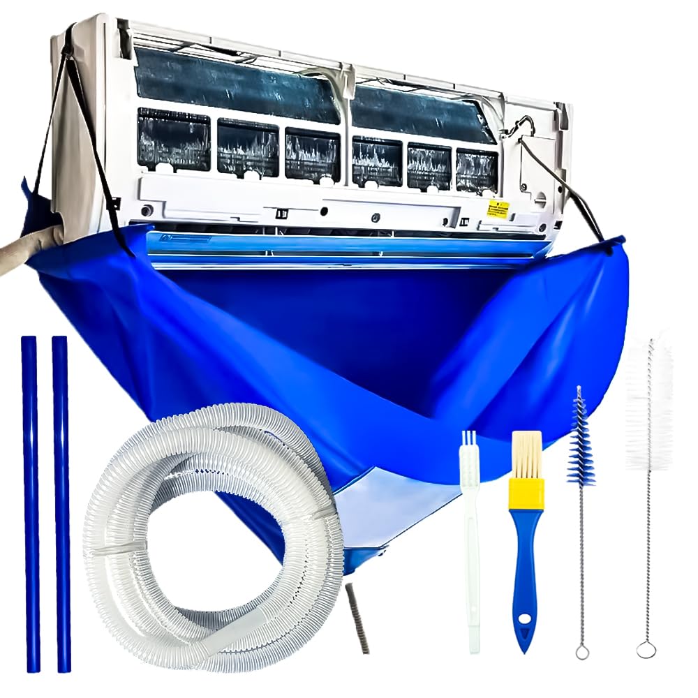 Ac Cleaning Bag With Support Rods, Wider Opening, Waterproof Cover