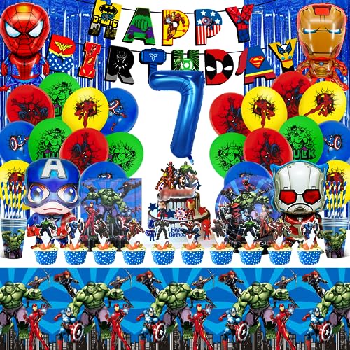 94 Pcs Avenger Decorazioni Compleanno, Palloncini
