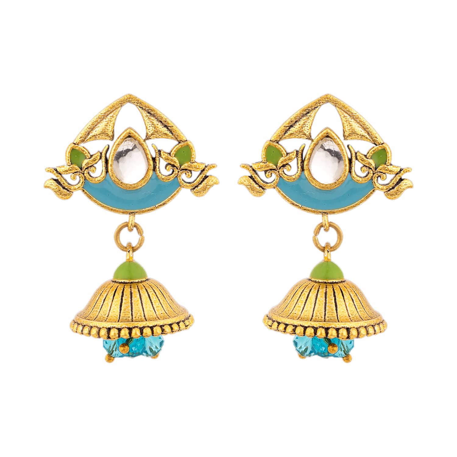 See full amazon price history chart for Voylla Gwalior Lightly Embellished Jhumka Earrings Voylla Gwalior Lightly Embellished Jhumka Earrings (B08KY7WQLY) Amazon Price History, Amazon Price Tracker